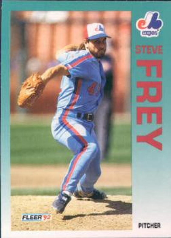 1992 Fleer #479 Steve Frey VG Montreal Expos 