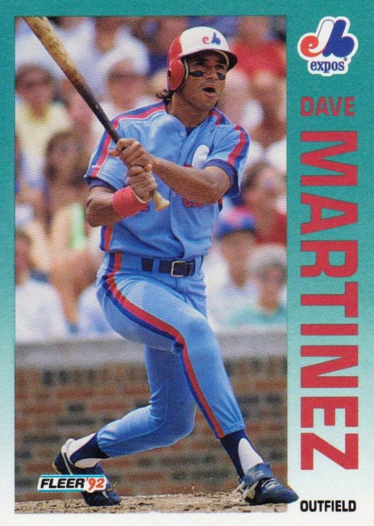 1992 Fleer #485 Dave Martinez VG Montreal Expos 