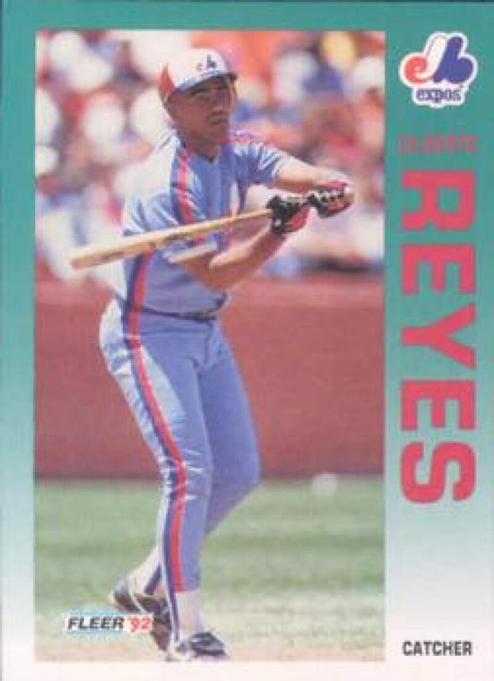 1992 Fleer #489 Gilberto Reyes VG Montreal Expos 