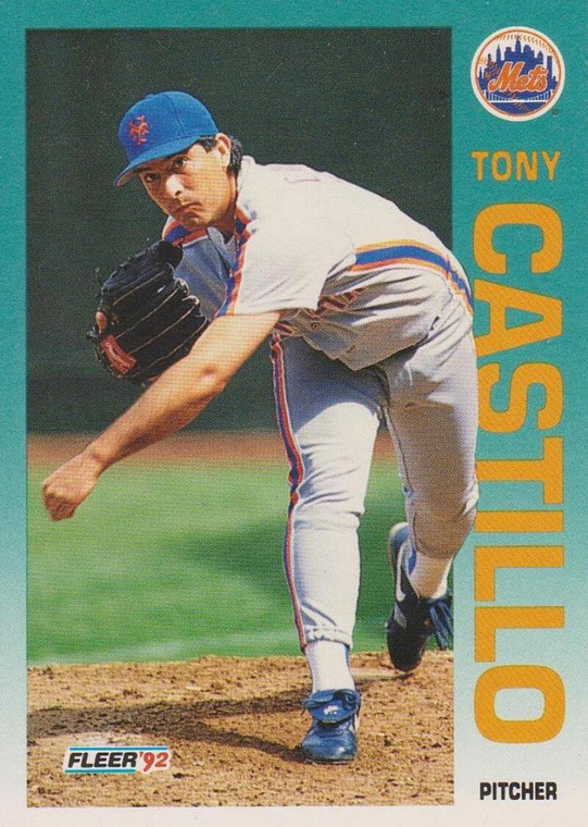1992 Fleer #499 Tony Castillo VG New York Mets 