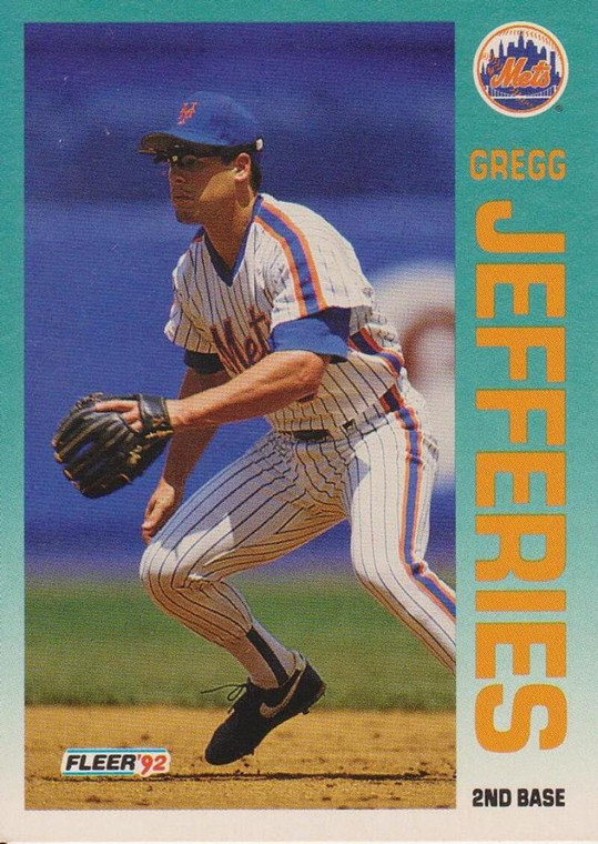 1992 Fleer #508 Gregg Jefferies VG New York Mets 