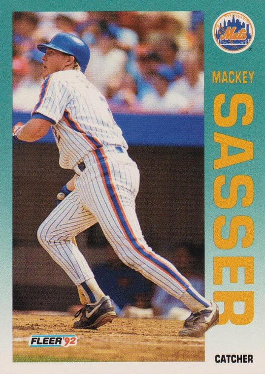 1992 Fleer #515 Mackey Sasser VG New York Mets 