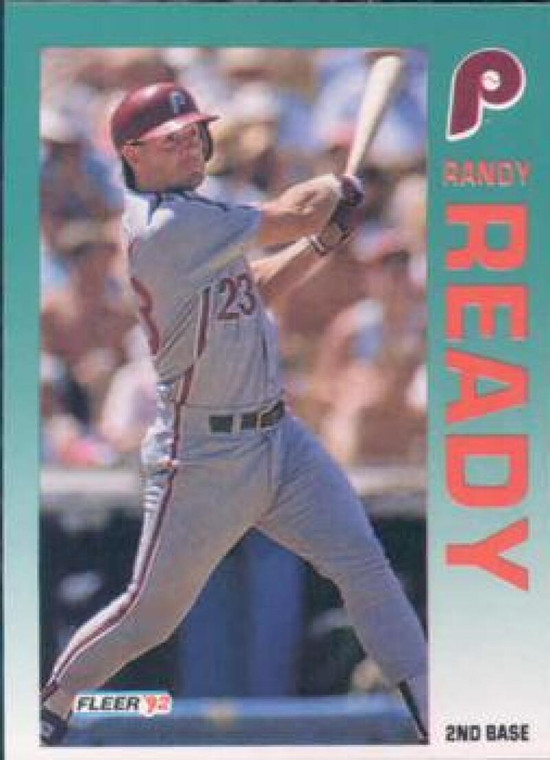 1992 Fleer #542 Randy Ready VG Philadelphia Phillies 