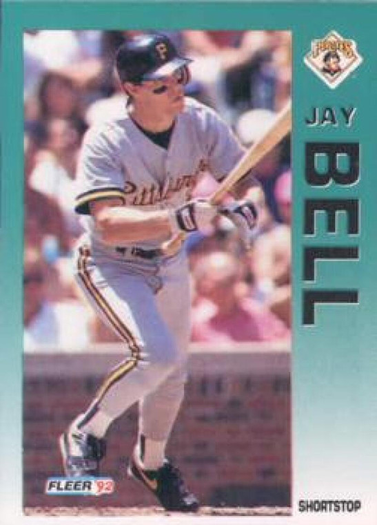 1992 Fleer #549 Jay Bell VG Pittsburgh Pirates 