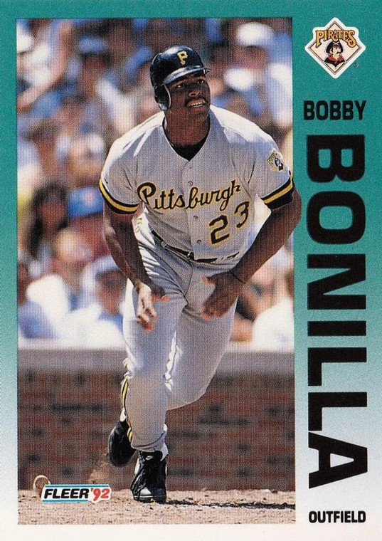 1992 Fleer #551 Bobby Bonilla VG Pittsburgh Pirates 