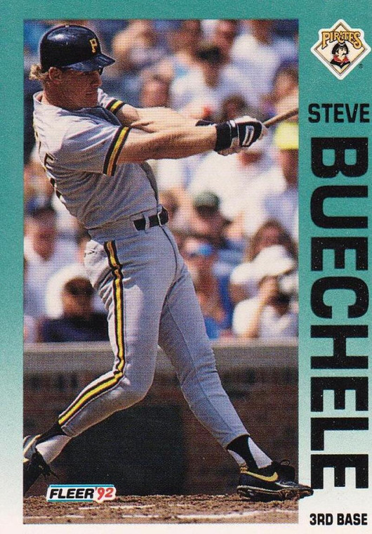 1992 Fleer #552 Steve Buechele VG Pittsburgh Pirates 