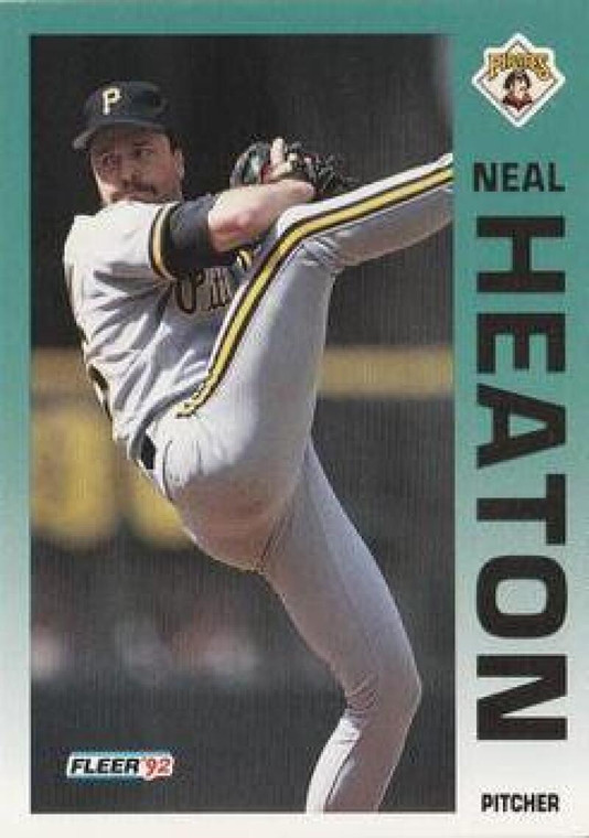1992 Fleer #554 Neal Heaton VG Pittsburgh Pirates 