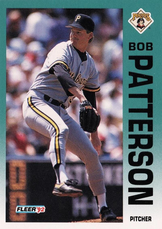 1992 Fleer #562 Bob Patterson VG Pittsburgh Pirates 