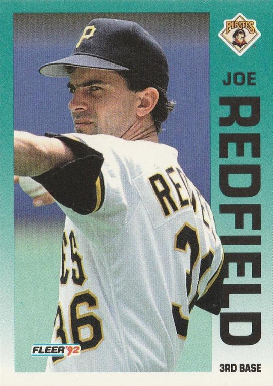 1992 Fleer #563 Joe Redfield VG Pittsburgh Pirates 