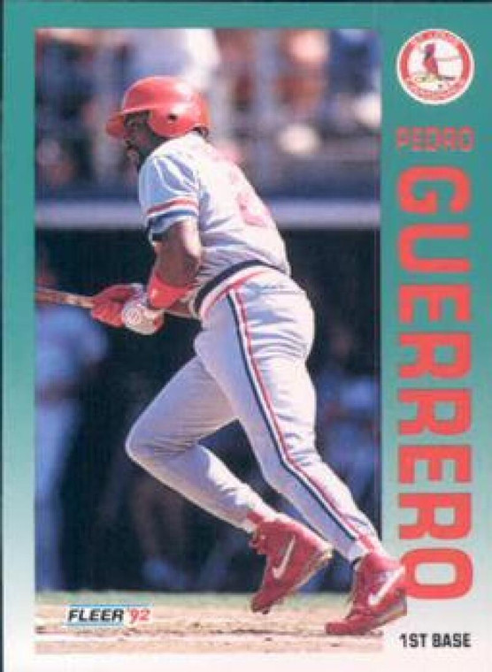 1992 Fleer #579 Pedro Guerrero VG St. Louis Cardinals 