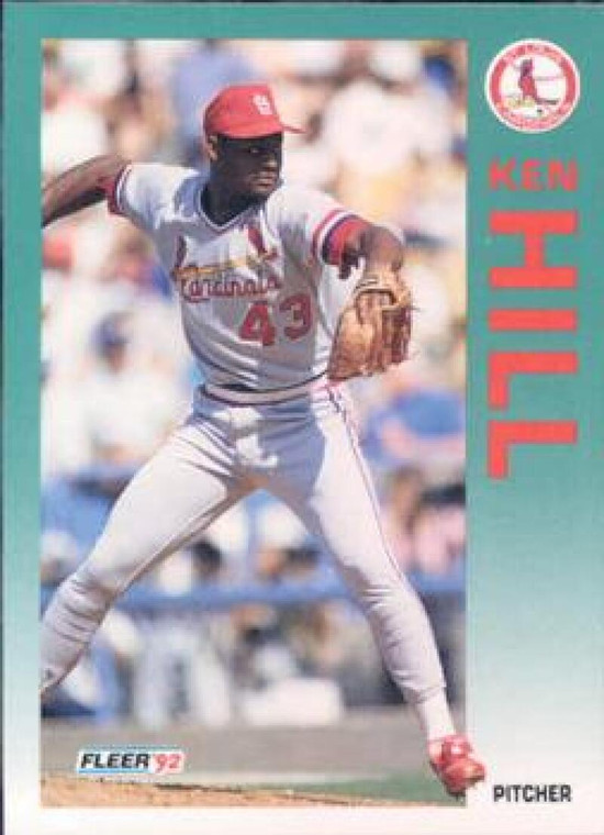 1992 Fleer #580 Ken Hill VG St. Louis Cardinals 