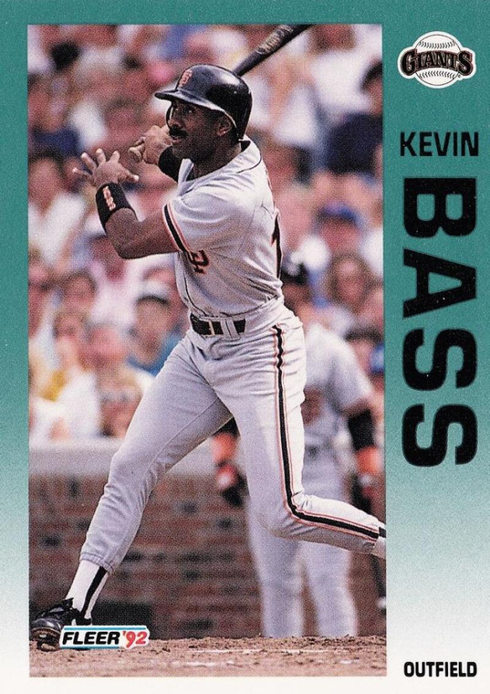 1992 Fleer #626 Kevin Bass VG San Francisco Giants 