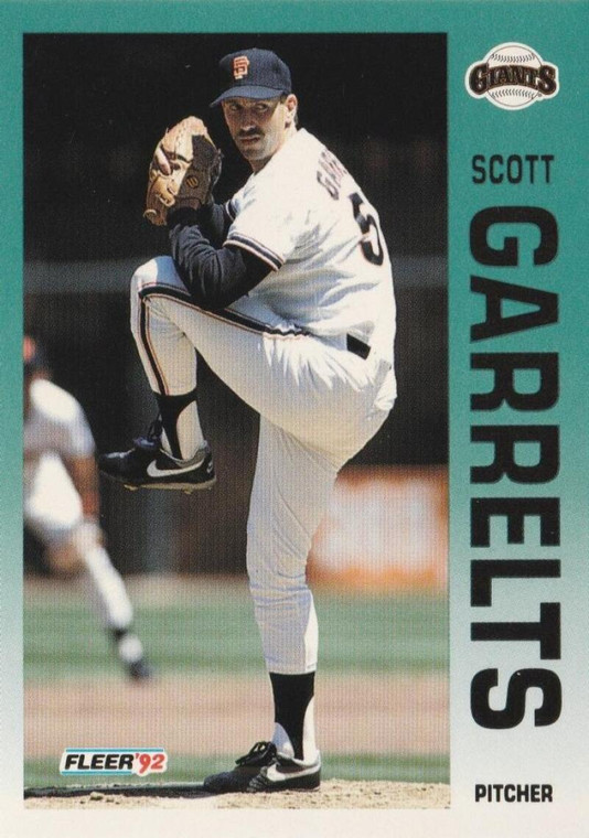 1992 Fleer #636 Scott Garrelts VG San Francisco Giants 