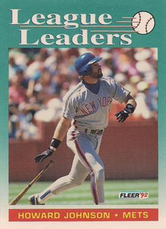 1992 Fleer #689 Howard Johnson LL VG New York Mets 