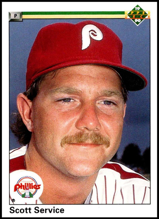 1990 Upper Deck #35 Scott Service UER VG Philadelphia Phillies 