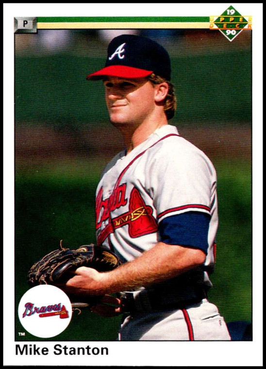 1990 Upper Deck #61 Mike Stanton VG RC Rookie Atlanta Braves 