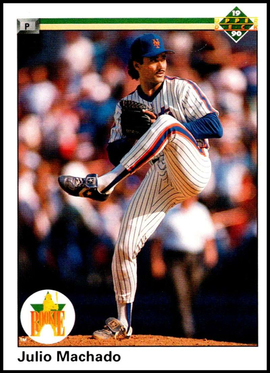 1990 Upper Deck #93 Julio Machado VG RC Rookie New York Mets 