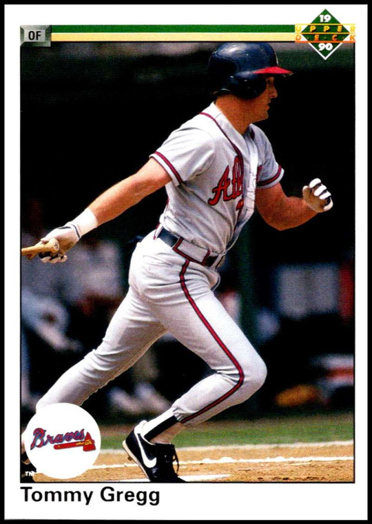 1990 Upper Deck #121 Tommy Gregg VG Atlanta Braves 