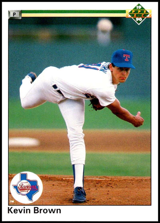1990 Upper Deck #123 Kevin Brown VG Texas Rangers 