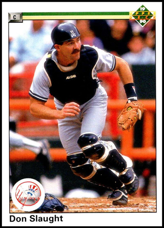 1990 Upper Deck #152 Don Slaught VG New York Yankees 