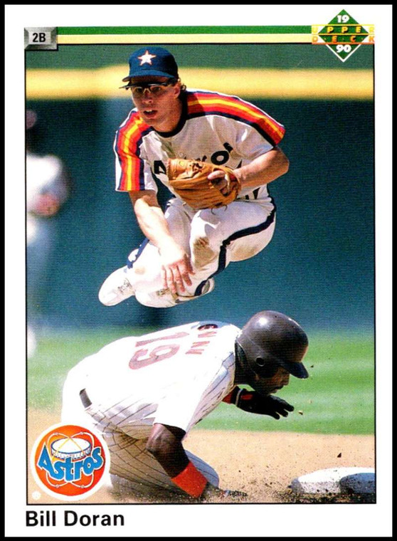 1990 Upper Deck #198 Bill Doran VG Houston Astros - Under the Radar Sports