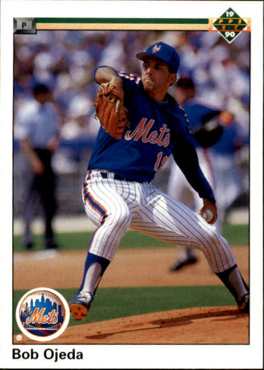 1990 Upper Deck #204 Bob Ojeda VG New York Mets 