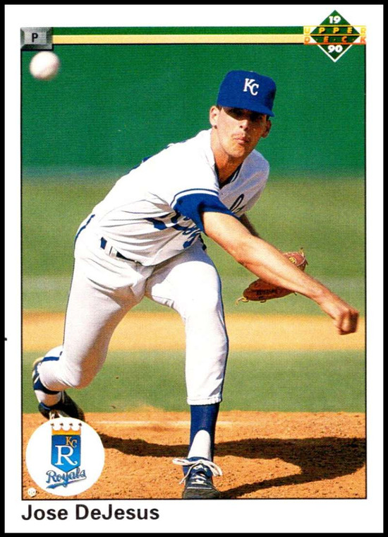 1990 Upper Deck #255 Jose DeJesus VG Kansas City Royals 
