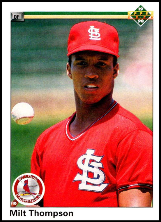 1990 Upper Deck #278 Milt Thompson VG St. Louis Cardinals 