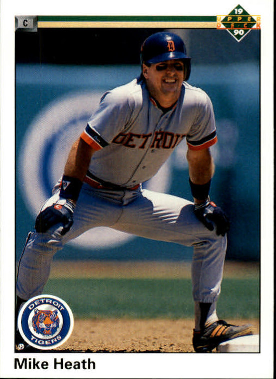 1990 Upper Deck #306 Mike Heath VG Detroit Tigers 