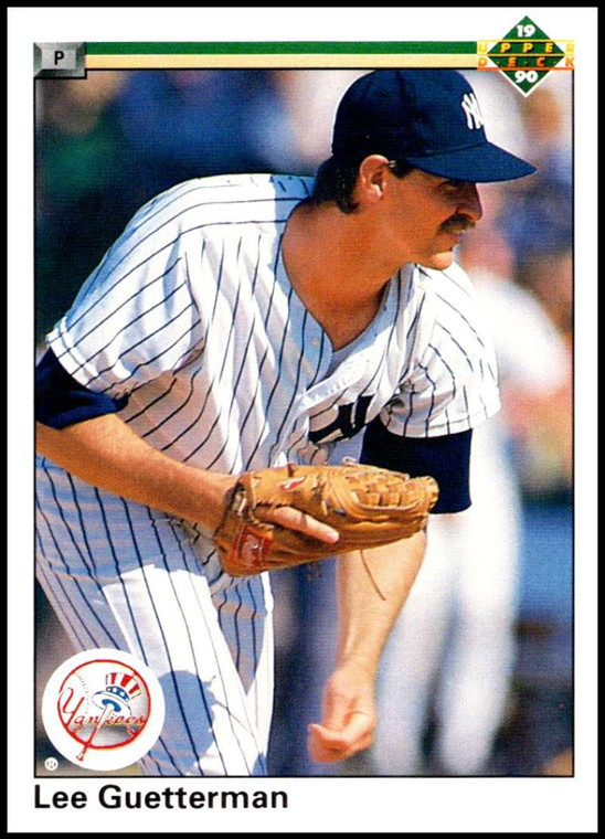 1990 Upper Deck #318 Lee Guetterman VG New York Yankees 
