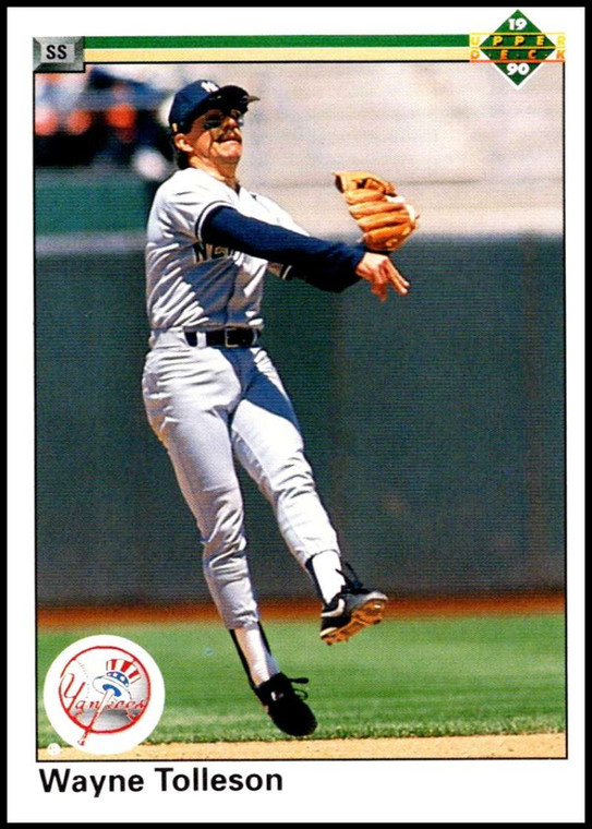 1990 Upper Deck #320 Wayne Tolleson VG New York Yankees 