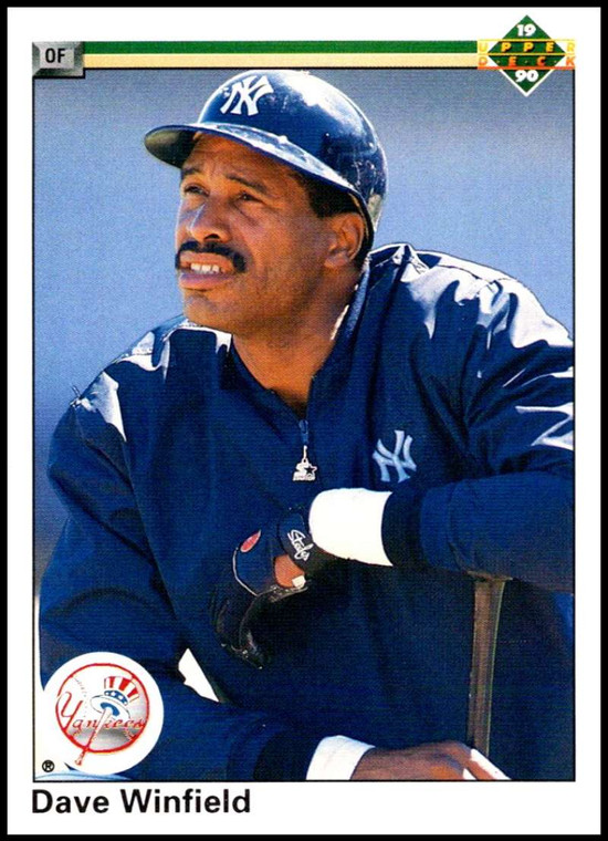 1990 Upper Deck #337 Dave Winfield UER VG New York Yankees 