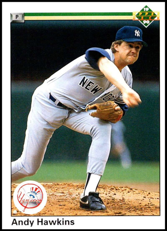 1990 Upper Deck #339 Andy Hawkins VG New York Yankees 