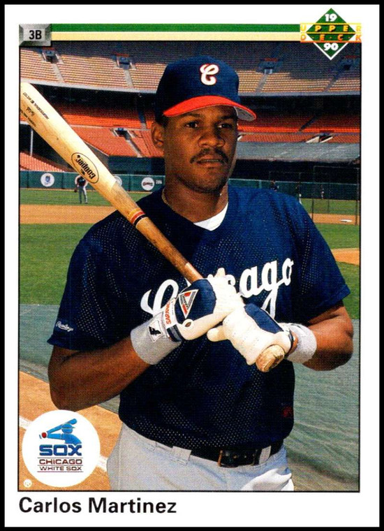 1990 Upper Deck #347 Carlos Martinez UER VG Chicago White Sox 
