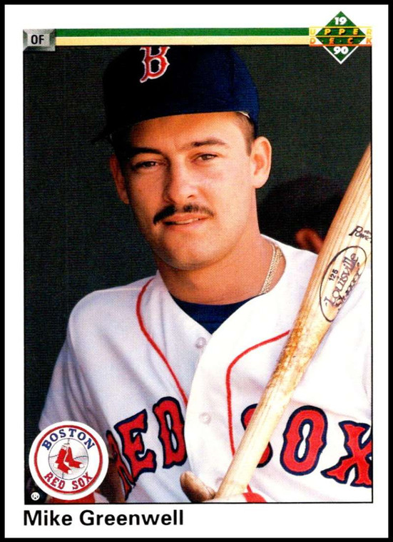 1990 Upper Deck #354 Mike Greenwell VG Boston Red Sox 