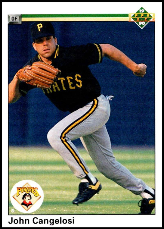 1990 Upper Deck #370 John Cangelosi VG Pittsburgh Pirates 
