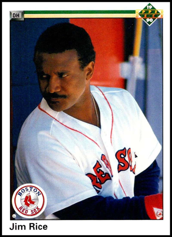 1990 Upper Deck #373 Jim Rice VG Boston Red Sox 
