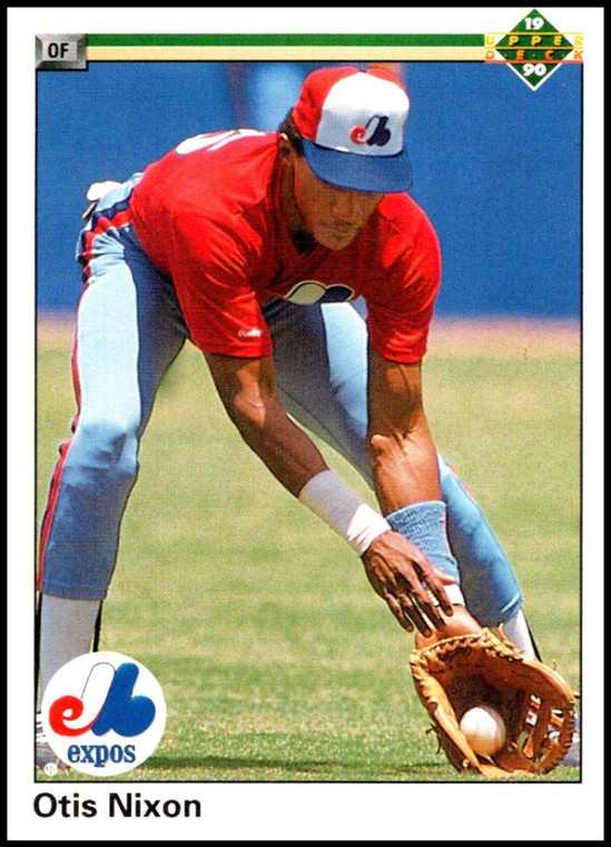 1990 Upper Deck #379 Otis Nixon VG Montreal Expos 