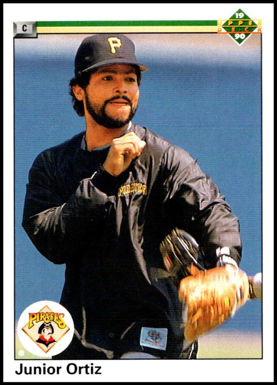 1990 Upper Deck #389 Junior Ortiz VG Pittsburgh Pirates 