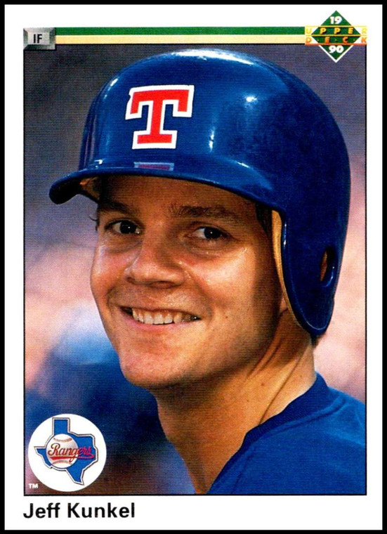 1990 Upper Deck #394 Jeff Kunkel VG Texas Rangers 