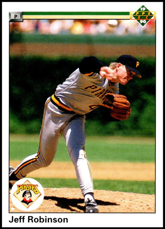 1990 Upper Deck #403 Jeff Robinson VG Pittsburgh Pirates 