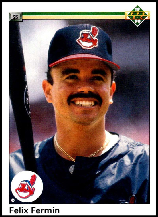 1990 Upper Deck #409 Felix Fermin VG Cleveland Indians 