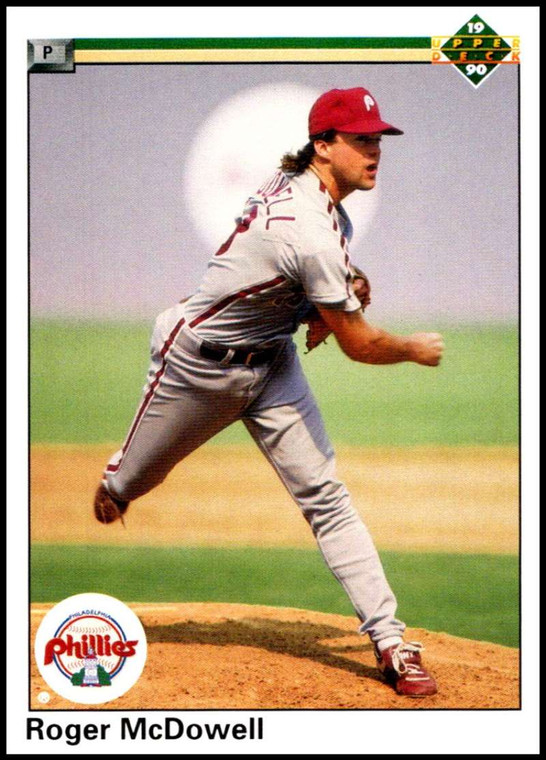 1990 Upper Deck #416 Roger McDowell VG Philadelphia Phillies 