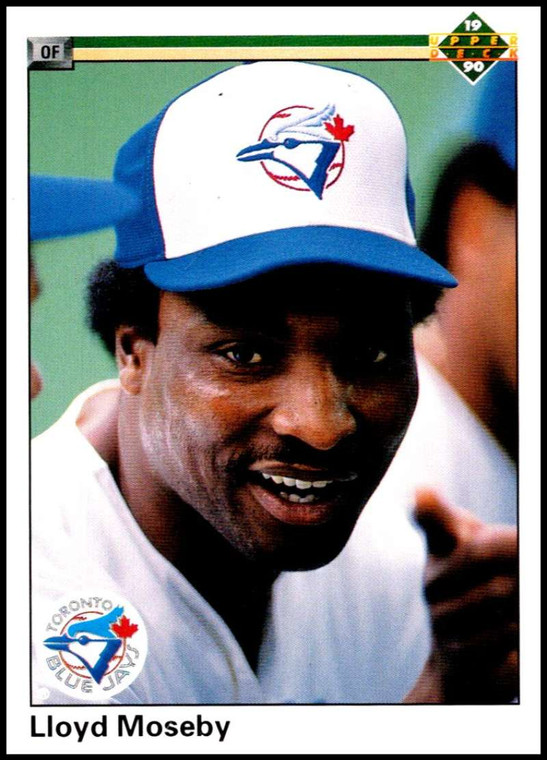 1990 Upper Deck #421 Lloyd Moseby VG Toronto Blue Jays 