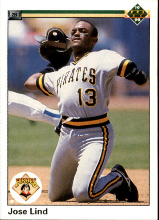 1990 Upper Deck #424 Jose Lind VG Pittsburgh Pirates 