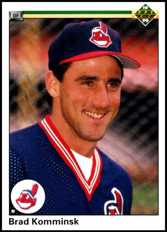 1990 Upper Deck #428 Brad Komminsk VG Cleveland Indians 