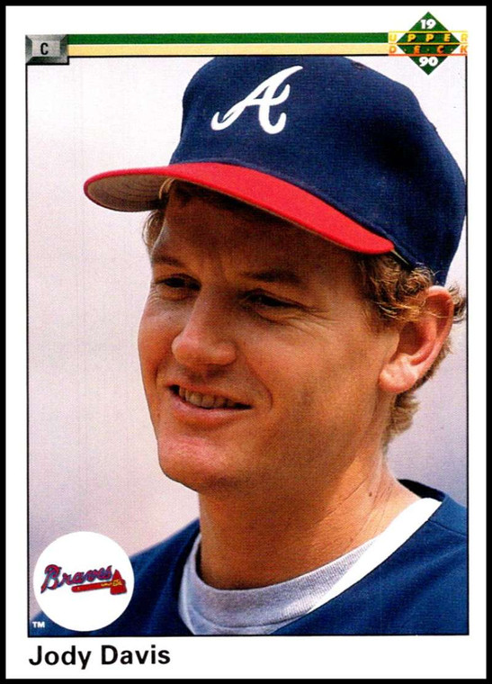 1990 Upper Deck #429 Jody Davis VG Atlanta Braves 