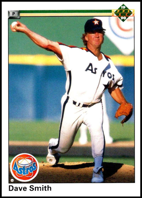 1990 Upper Deck #448 Dave Smith VG Houston Astros 