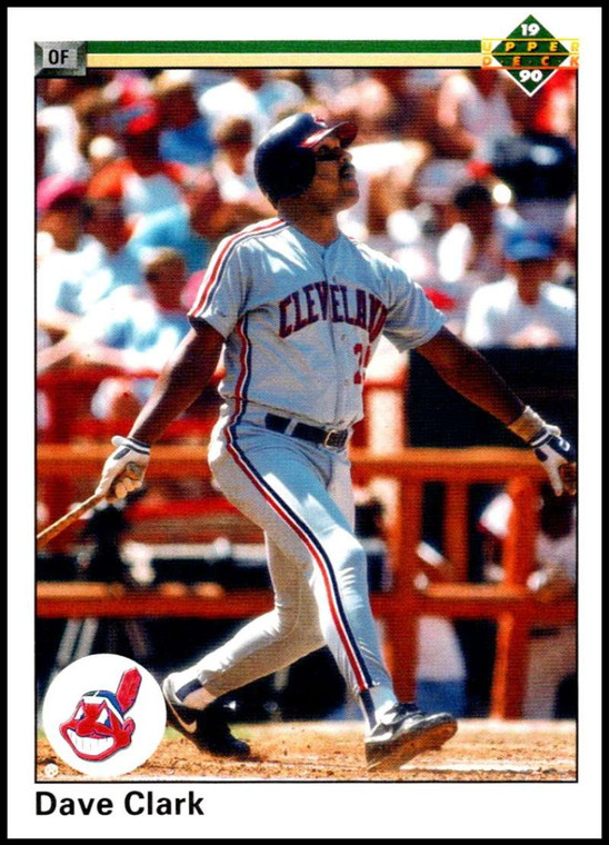 1990 Upper Deck #449 Dave Clark VG Cleveland Indians 