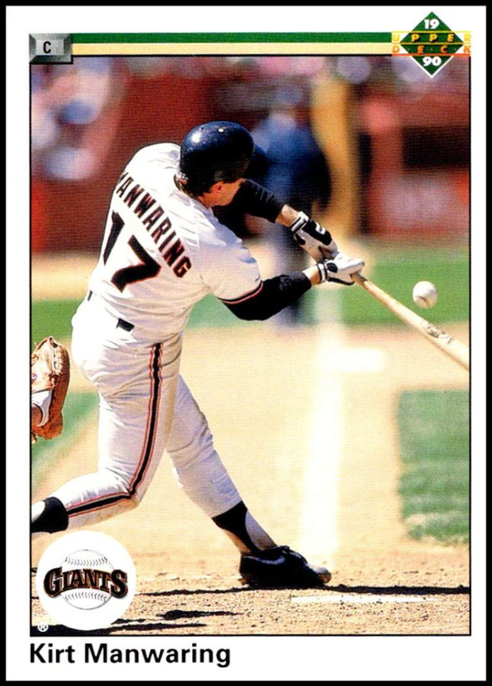 1990 Upper Deck #457 Kirt Manwaring VG San Francisco Giants 